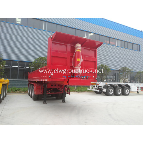 3 axle rear dump trailer hydraulic tipping trailer